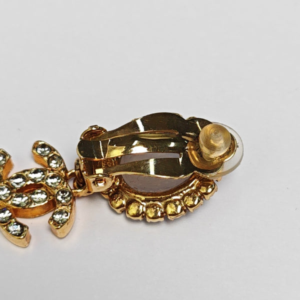 Metal Gold Clip On Earrings