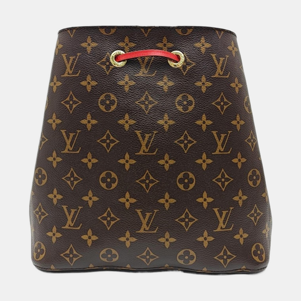 NÉONOÉ MM Monogram Coated Canvas Brown
