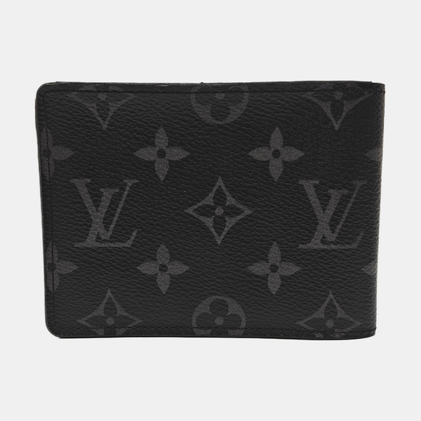 SLENDER Monogram Coated Canvas Black Wallet
