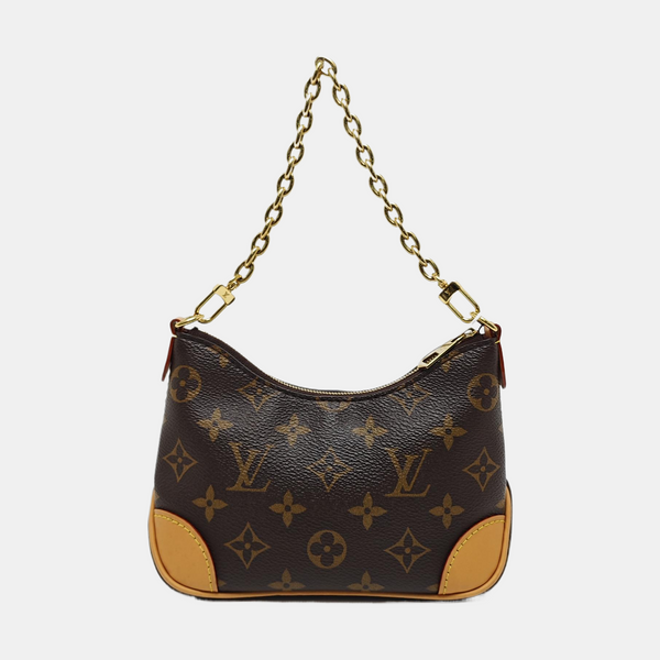 BOULOGNE Nano Monogram Coated Canvas Brown