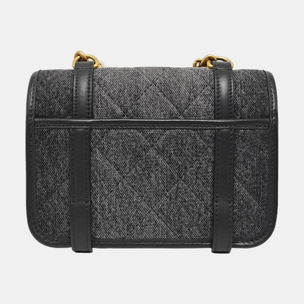 CLASSIC FLAP Mini Quilted Canvas Gray