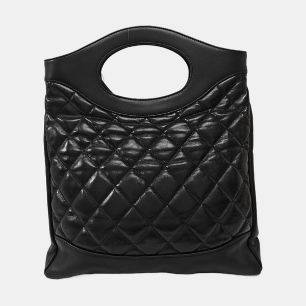 CHANEL 31 Small Quilted Calfskin Black