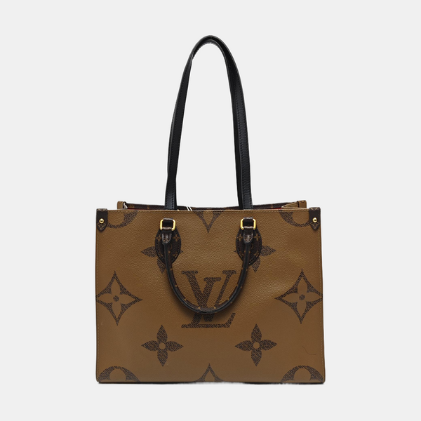 ONTHEGO MM Monogram Coated Canvas Brown
