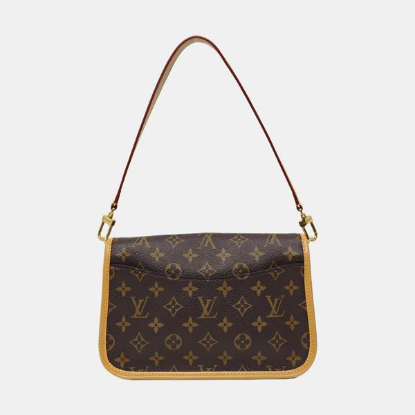 DIANE Monogram Coated Canvas Brown