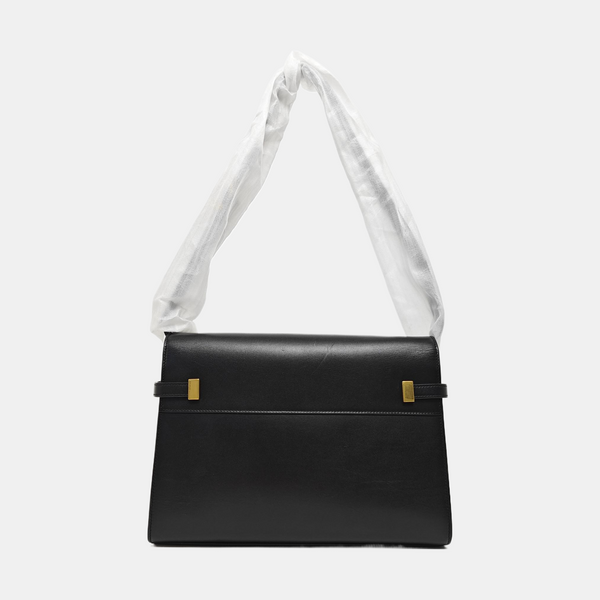 MANHATTAN Medium Calfskin Black