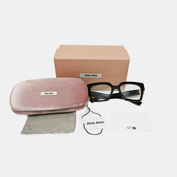 Synthetic Eyeglasses Black