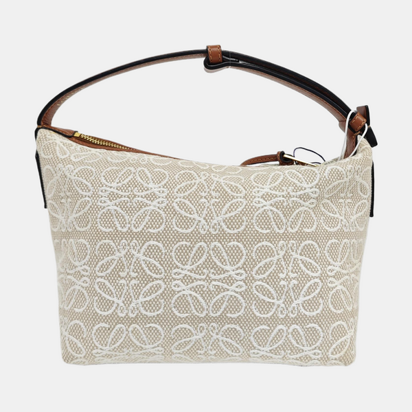 Anagram Small Monogram Canvas Beige