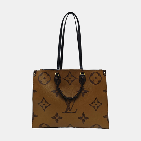 ONTHEGO GM Monogram Coated Canvas Brown