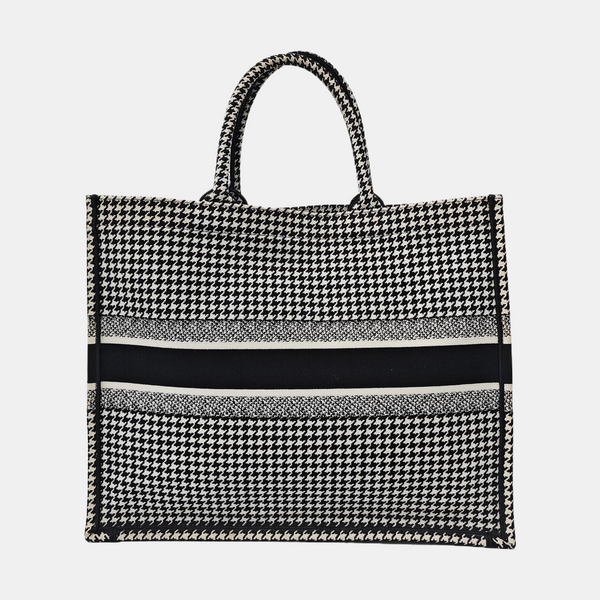 Book Tote Large Canvas Black