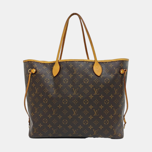 NEVERFULL GM Monogram Coated Canvas Brown