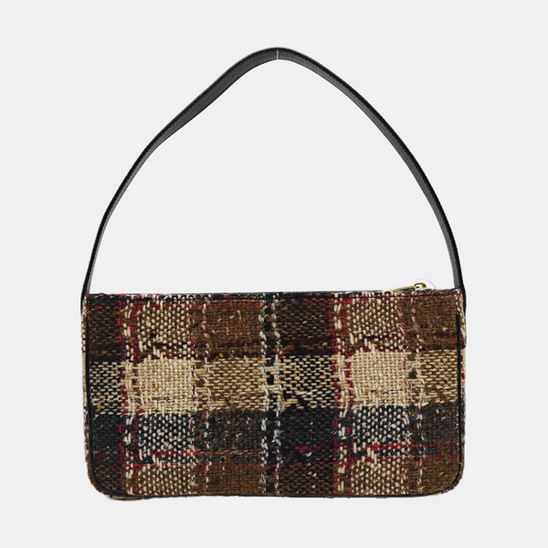 Wool Top Handle Bag Multicolor