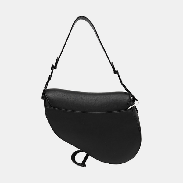 Saddle Small Calfskin Black