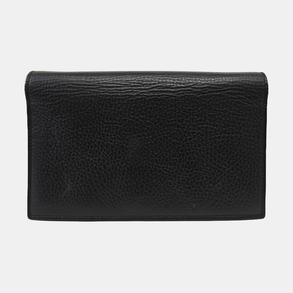 Interlocking G Small Calfskin Black