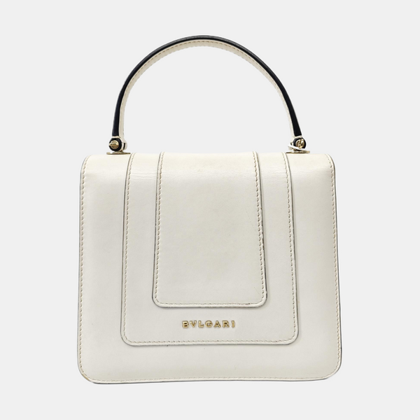 SERPENTI FOREVER Small Calfskin White