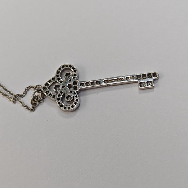 Tiffany Keys Platinum 950 Silver Necklace