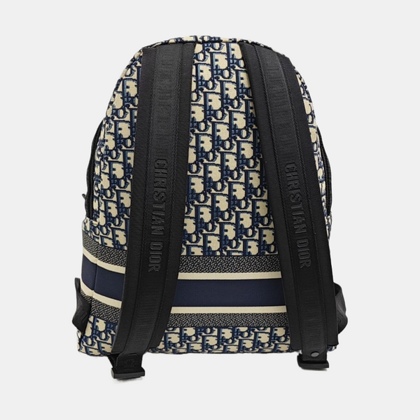 Diortravel Oblique Canvas Blue