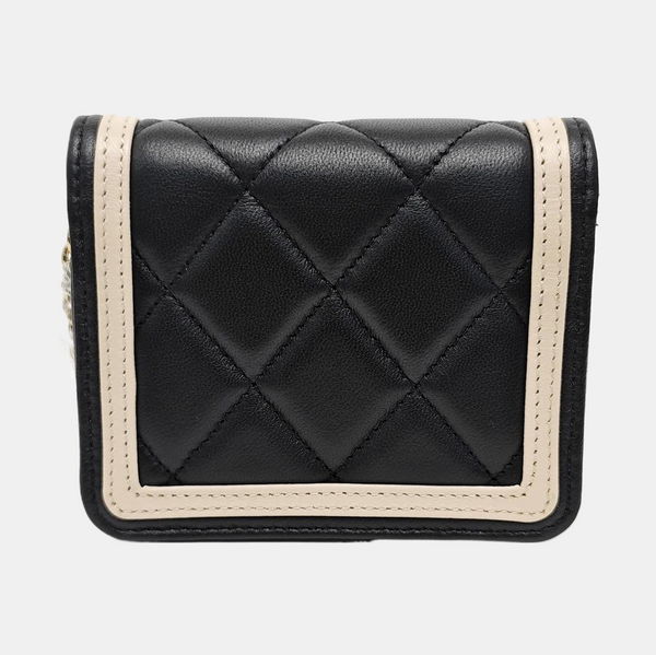 DIANA CC Mini Quilted Lambskin Black