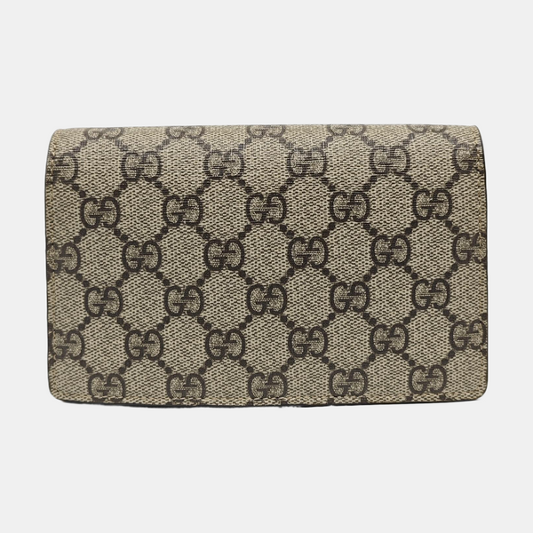 Authenticated pre-owned Dionysus Super Mini Monogram Coated Canvas Beige - Shoulder Bag at Looply