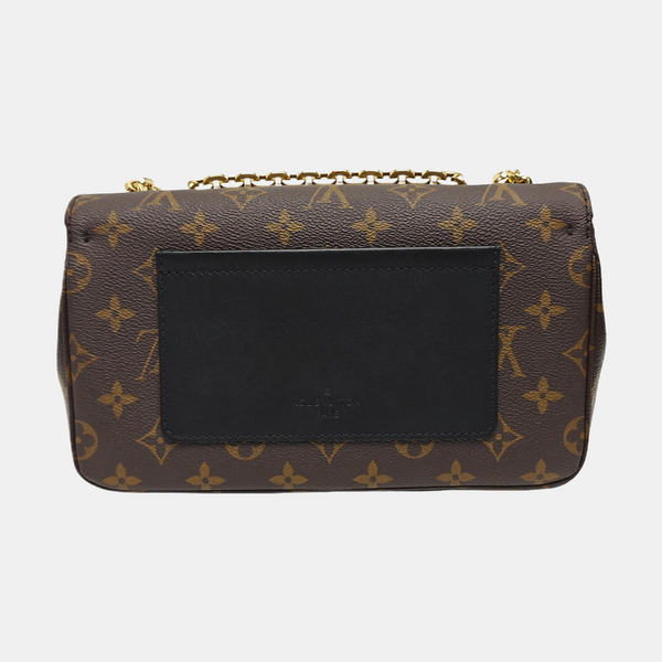 MARCEAU Monogram Coated Canvas Brown