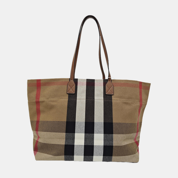 Fabric Tote Bag Beige
