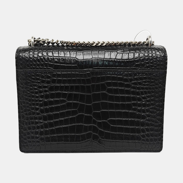 SUNSET Medium Calfskin Black