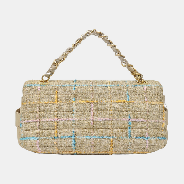 Wool Shoulder Bag Beige