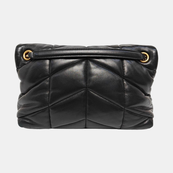 PUFFER Small Quilted Lambskin Black