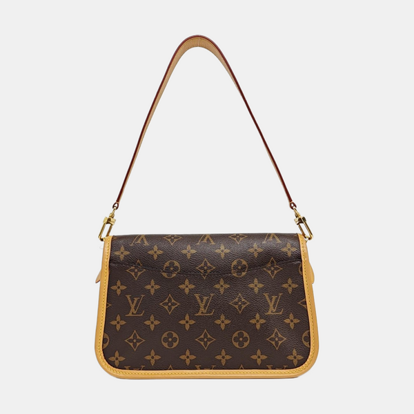 DIANE Monogram Coated Canvas Brown