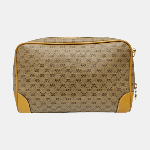 Monogram Coated Canvas Top Handle Bag Beige