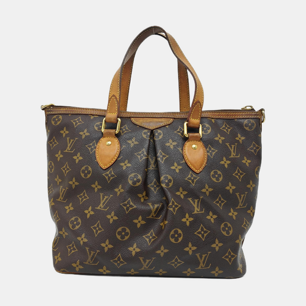 PALERMO PM Monogram Coated Canvas Brown