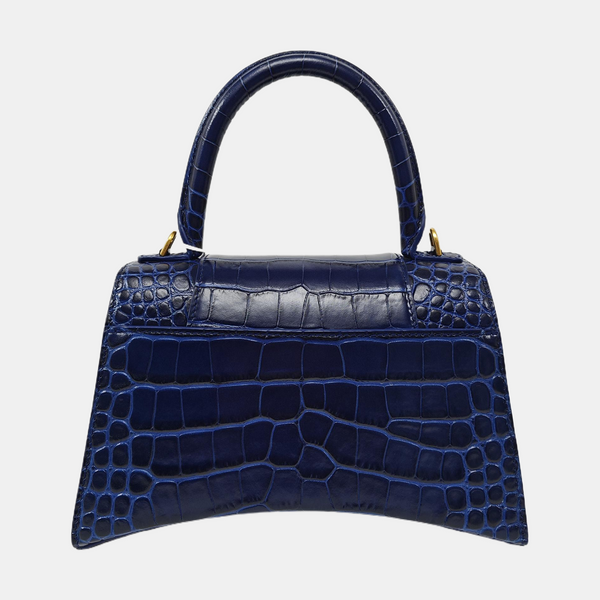 Hourglass S Calfskin Blue
