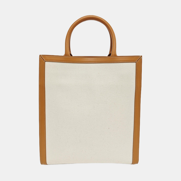 Authenticated pre-owned CABAS CELINE Small Canvas White - Shoulder Bag at Looply