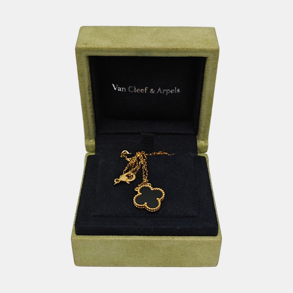 Vintage Alhambra 18k Gold Necklace