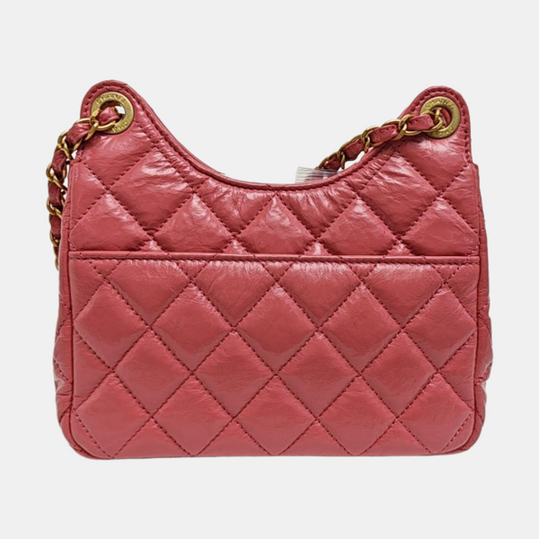 23C HOBO Quilted Calfskin Pink