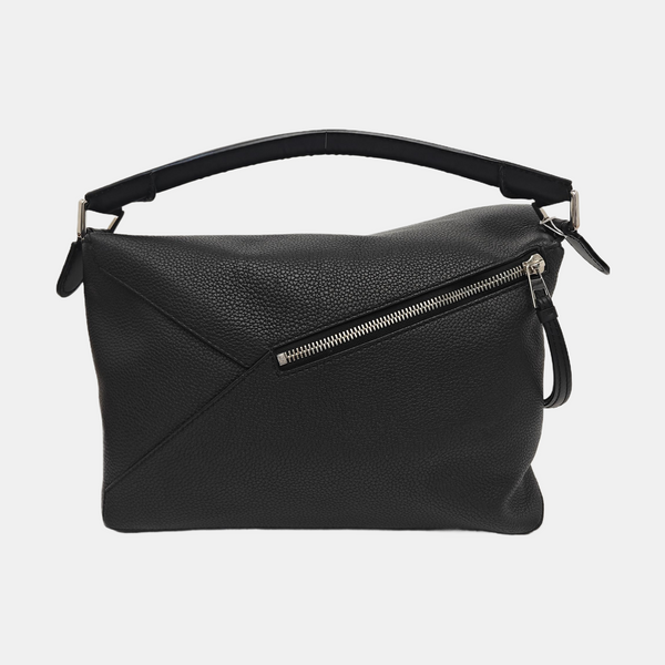 Puzzle Large Calfskin Black