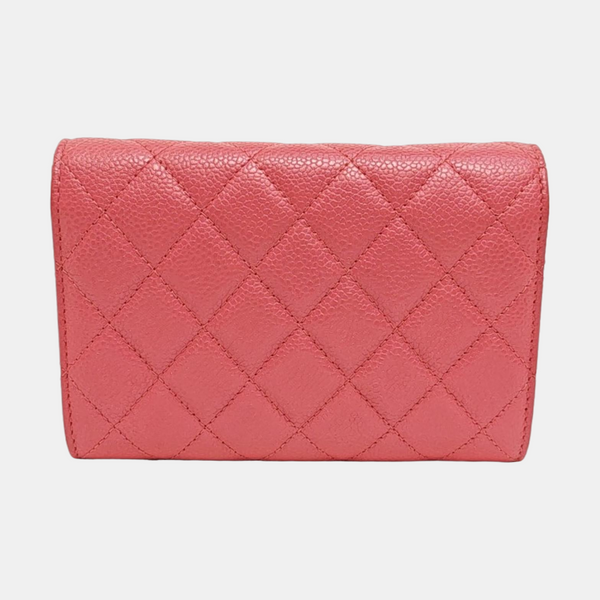 Quilted Grained Calfskin Pink