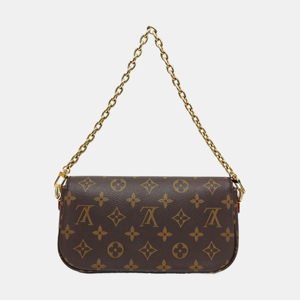 IVY Monogram Coated Canvas Brown