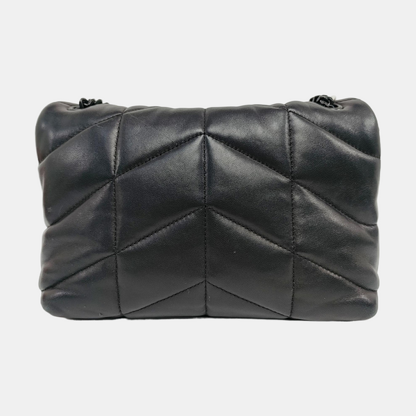 PUFFER Mini Quilted Lambskin Black