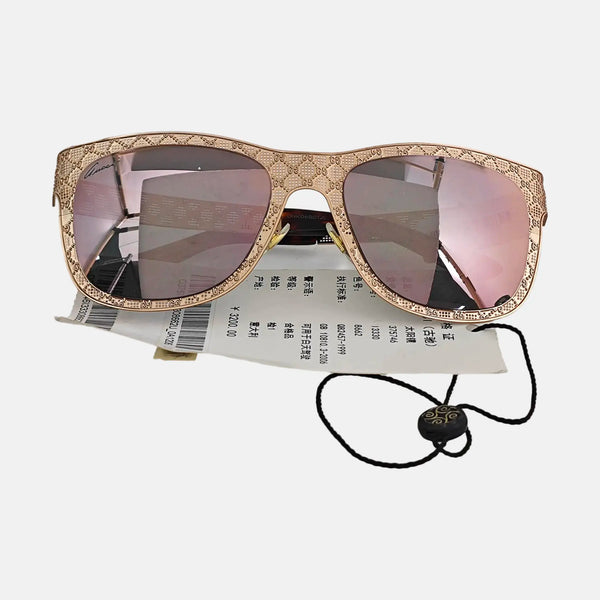 Metal Sunglasses Red