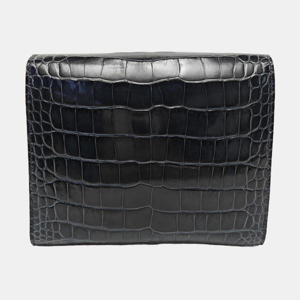 Clic 16 Shiny Porosus Crocodile Blue