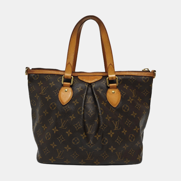PALERMO PM Monogram Coated Canvas Brown