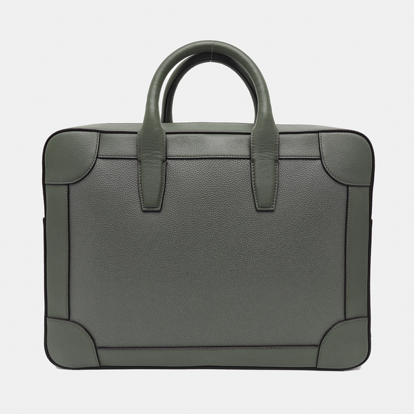 Calfskin Top Handle Bag Green