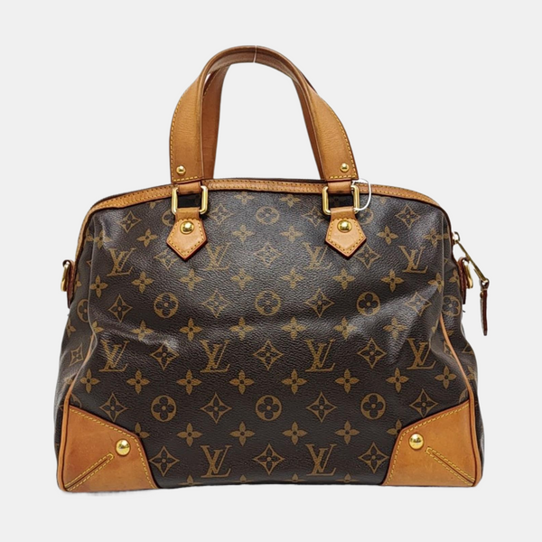 RETIRO NM Monogram Coated Canvas Brown