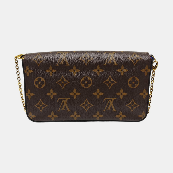 FÉLICIE Monogram Coated Canvas Brown