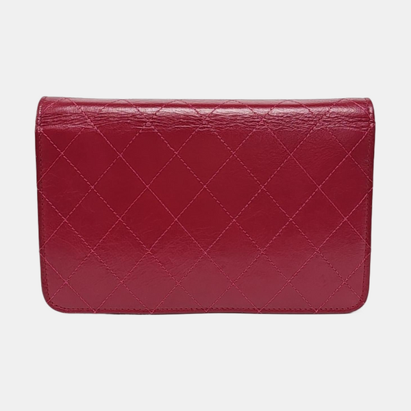 DOUBLE CC Quilted Lambskin Red