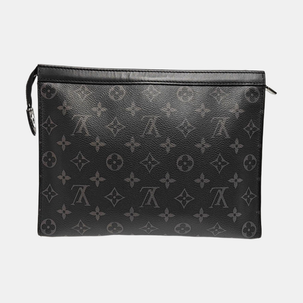 Pochette Voyag MM Monogram Coated Canvas Black