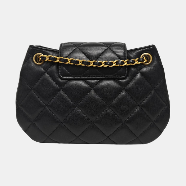 Quilted Lambskin Small Black