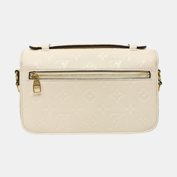 MÉTIS EAST WEST Monogram Calfskin Beige