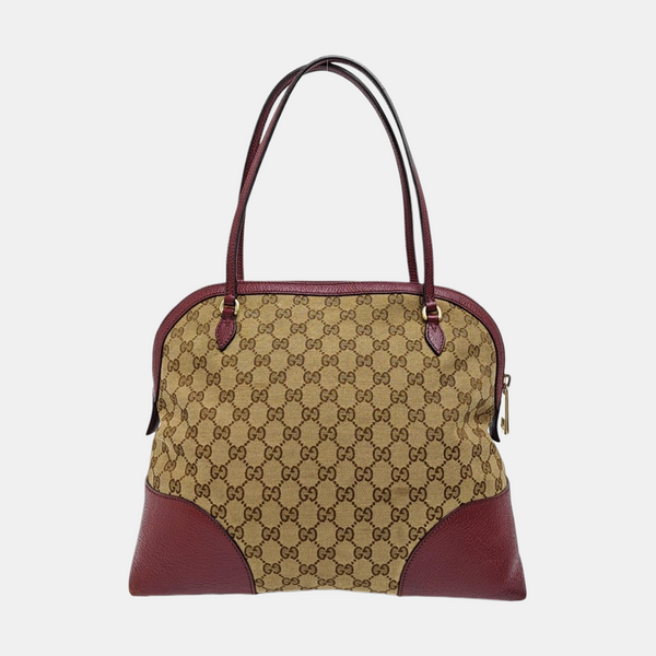 Bree Monogram Canvas Beige