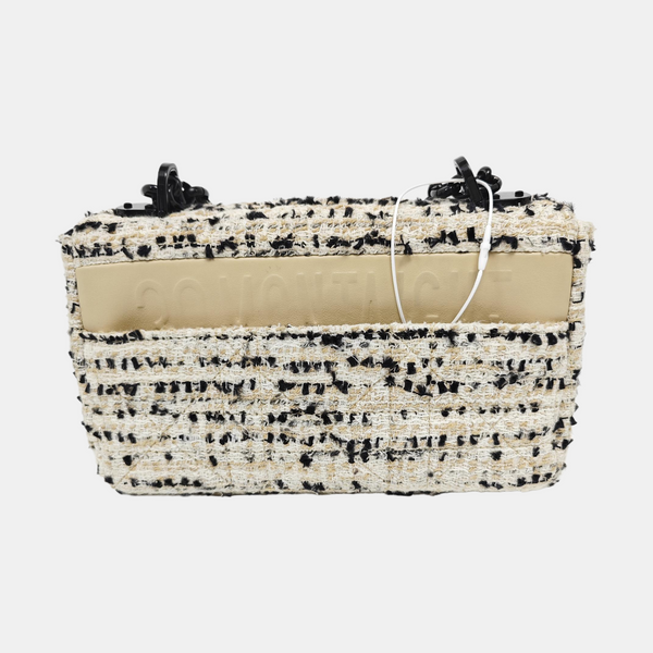 Dior Caro Small Cannage Wool White